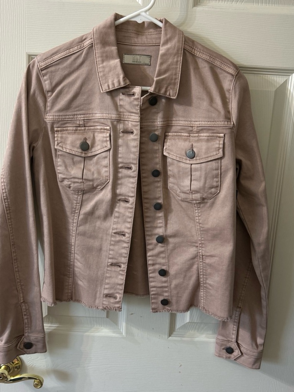 Kut from the Kloth Dusty Pink Denim Jacket